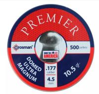 Пуля пневм. Crosman Premier Domed Ultra Magnum, 4,5 мм., 10,5 гран 500 шт