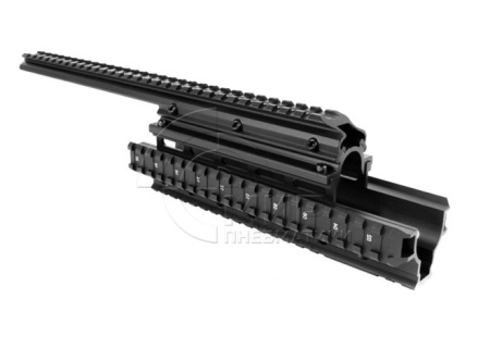 Четырехсторонняя база Weaver на Сайгу 12 калибр