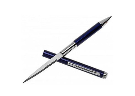 Ручка-нож 003S - Blue  в блистере (City Brother)