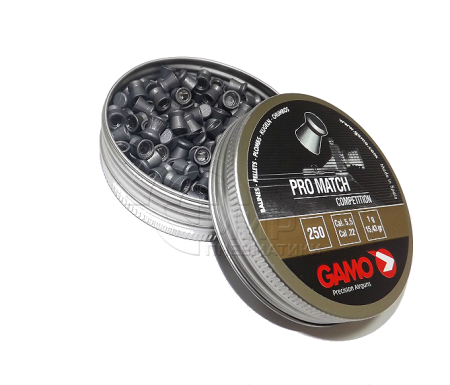 Пули GAMO Pro-Match 1,0г 5,5 мм 250 шт
