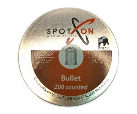 Пули SPOTON Bullet 5,5 мм 1,6 гр. 200 шт