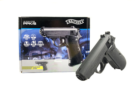 Пневматический пистолет Walther PPK/S с блоубэком