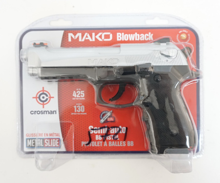 Пистолет пневматический Crosman Mako CO2  4.5 mm