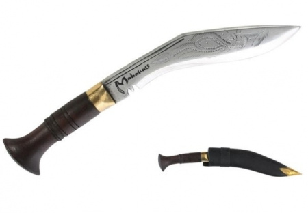 Кукри Nepalese Biltong (5') гравированный (дерево/рог, кожа)
