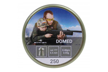 Пули Borner Domed 0.55 г 250шт 4.5 мм