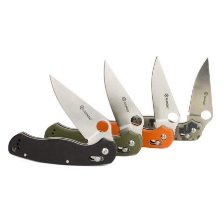Нож складной туристический Ganzo G729-OR, хромированная сталь