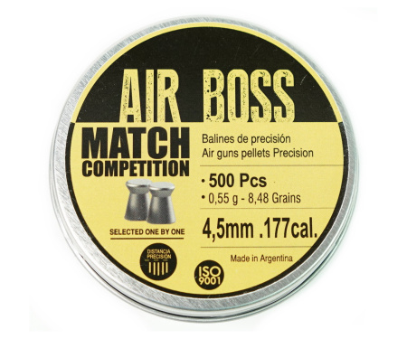 Пули Apolo Air Boss Match 4,5 мм 0,55гр 500шт