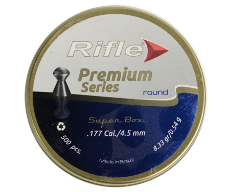 Пули RIFLE Premium Series Round 4,5 мм. 0,54 гр. 500 шт.