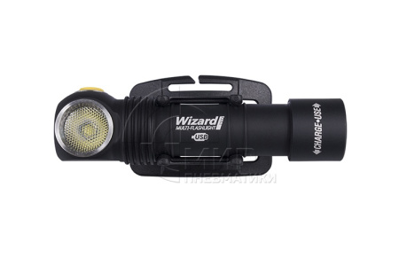 Мультифонарь Armytek Wizard Pro v3 Magnet USB+18650 Серебро XHP50 Теплый