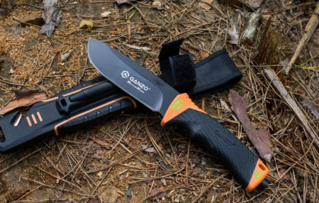 Нож туристический Ganzo G8012-OR, сталь