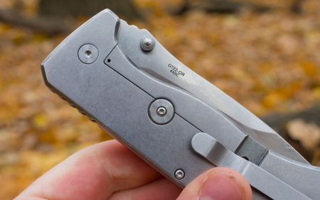 Нож складной туристический Ganzo G722-GR, хромированная сталь