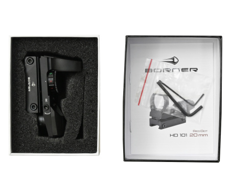 Прицел коллиматорный Borner открытого типа крепление на weaver