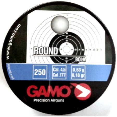 Шарики GAMO ROUND 0,53г 4,5мм 250 шт