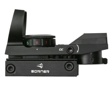 Прицел коллиматорный Borner открытого типа крепление на weaver