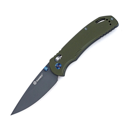 Нож складной туристический Ganzo G7533-GR, хромированная сталь