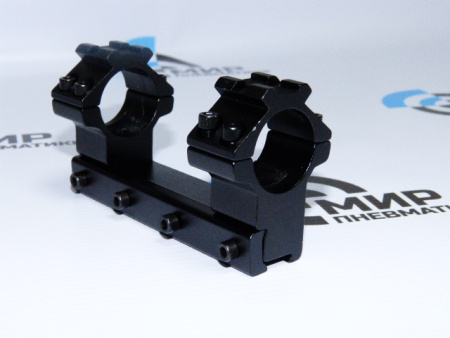 Кронштейн монолитный 25,4 мм высокий, на ласточкин хвост 10см