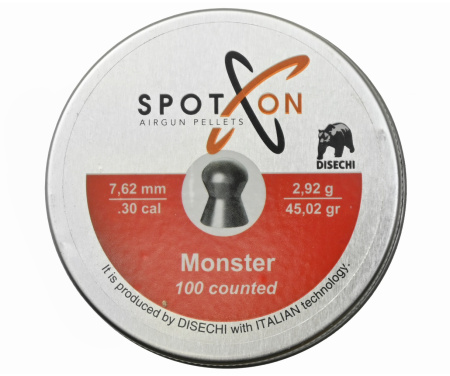 Пуля пневм. SPOTON Monster 7,62 мм, 2,92 гр. (100 шт)