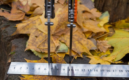 Нож складной туристический Ganzo G722-GR, хромированная сталь