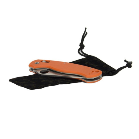 Нож складной туристический Ganzo G729-OR, хромированная сталь