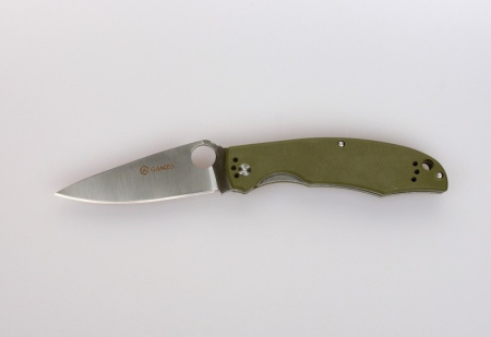 Нож складной туристический Ganzo G732-GR, хромированная сталь