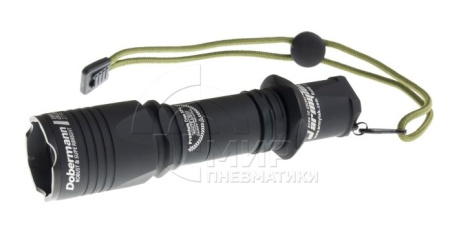 Тактический фонарь Armytek Dobermann Pro Черный XP-L High Intensity Теплый