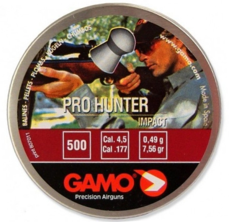 Пули GAMO PRO HUNTER 0,49г 4,5 мм 500 шт