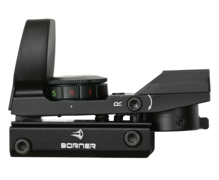 Прицел коллиматорный Borner открытого типа крепление на ласт.хвост