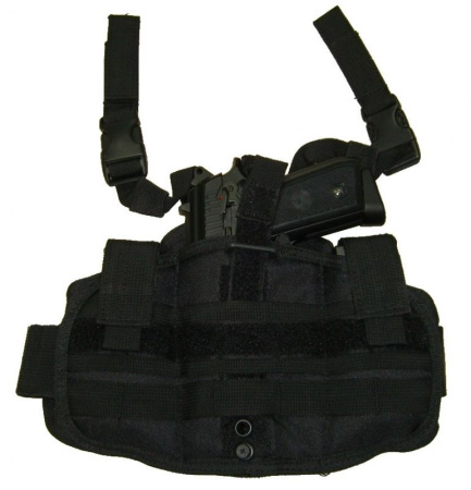 Кобура набедренная с платформой MOLLE (черная)