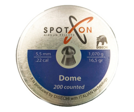 Пули SPOTON Dome 5,5 мм 1,07 гр. 200 шт