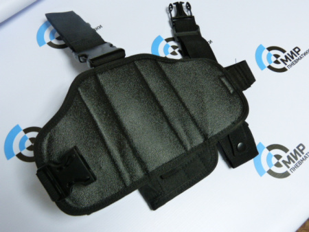 Кобура набедренная с подсумками (Черная)