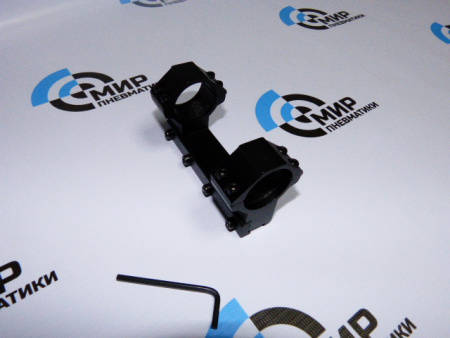 Кронштейн монолитный 30 мм высокий, на ласту