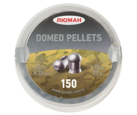 Пули Люман Domed pellets 1,75 г. 6,35 мм 150 шт
