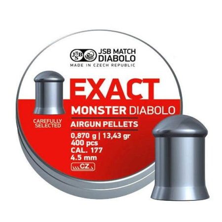 Пули JSB Exact Monster Diabolo 0,87г 4,52 мм 400 шт
