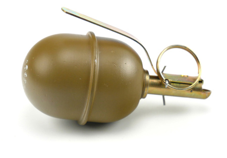 Макет массогабаритный наступательной гранаты РГД-5