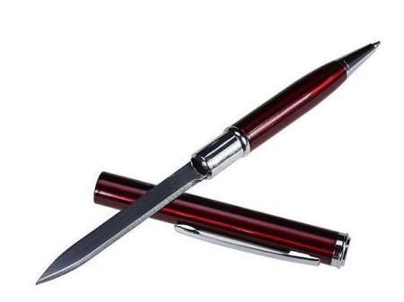 Ручка-нож 003 - Red  в блистере (City Brother)