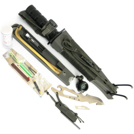 Нож выживания HK5697 Аллигатор