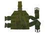 Платформа набедренная MOLLE с кобурой (зеленая)