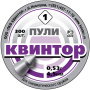 Пули Квинтор плоские 4,5 мм 0,5 г 300 шт.