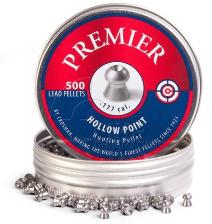Пули CROSMAN PREMIER HOLLOW POINT 0,68г 4,5 мм 500 шт
