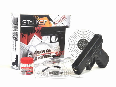Страйкбольный пистолет Stalker SA17G Spring (Glock 17) 6мм комплект