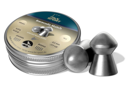 Пули H&N Baracuda Match 0,69г 4,5 мм 500 шт