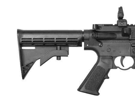 Пневматическая винтовка Crosman R1 Full Auto 4.5 мм Black (автоогонь, AR-15, CO2)