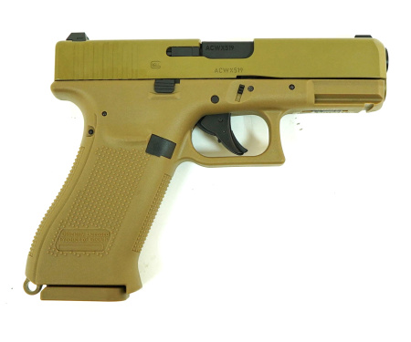 Пистолет пневматический Umarex Glock 19X 4,5мм (метал, цвет песок, BB)