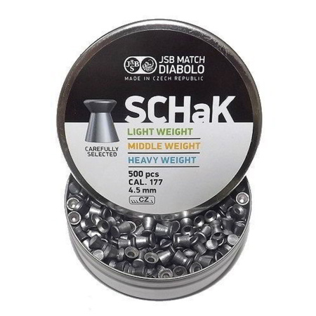 Пули JSB MATCH DIABOLO SCHaK Light 4,5 мм 0,475г 500 шт