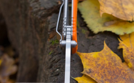 Нож складной туристический Ganzo G723-GR, хромированная сталь