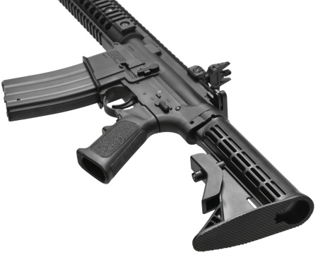 Пневматическая винтовка Crosman R1 Full Auto 4.5 мм Black (автоогонь, AR-15, CO2)