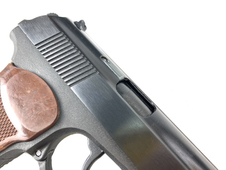 Пневматический пистолет Макарова МР-654К с бородой и выбрасывателем (тюнинг)