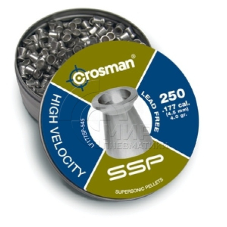 Пули CROSMAN SILVER EAGLE HP 0,3 г 4,5 мм 250 шт