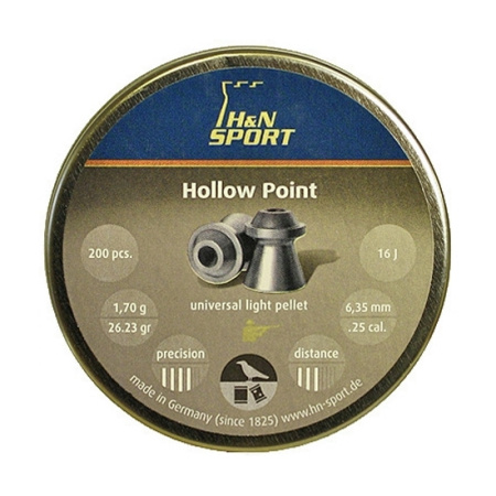 Пули H&N Excite Hollow Point 0,46г 4,5 мм 500 шт