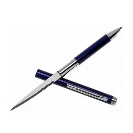 Ручка-нож 003 - Blue  в блистере (City Brother)